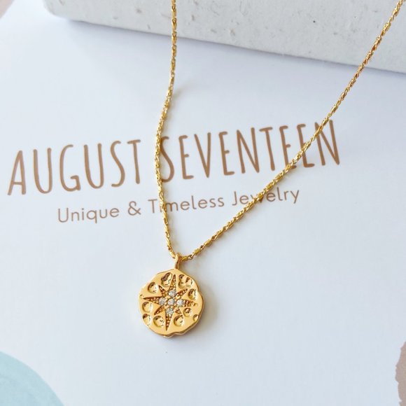 Gold North Star Necklace - Picture 2 of 6